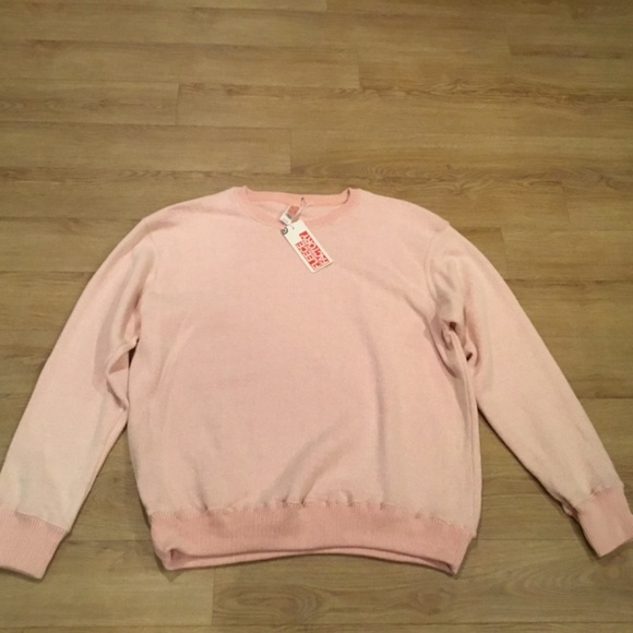 Fleece Factory Salmon Crew Neck Sweatshirt - Picture 2 of 4